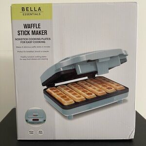 NIB Bella Essentials 6 Pcs Waffle Sticks Maker